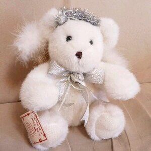 Ganz Christmas Angel Bear Battery Operated Plays 8 Songs